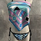 New one-piece and two-piece bikini European and American sexy swimwear