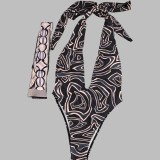 European and American sexy bikini swimwear thong swimsuit