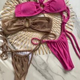 PH08 Terry Cloth European and American Women's Sexy Swimsuit One-Piece Two-Piece Bikini 2022 Fashionable Sexy Slimming Effect