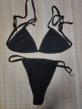 GU66X Series G Letter Embroidered See-Through Lingerie Set for Women, European and American Style