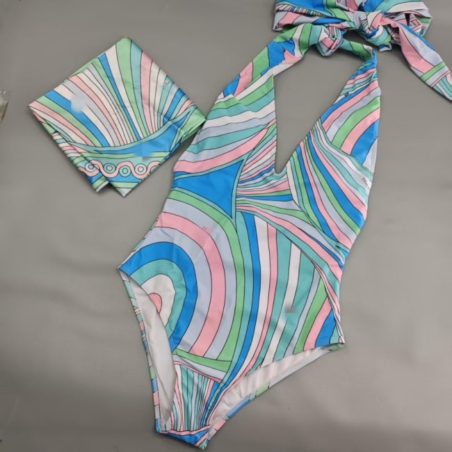 New one-piece and two-piece bikini European and American sexy swimwear