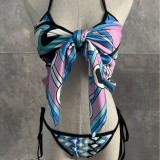 New one-piece and two-piece bikini European and American sexy swimwear