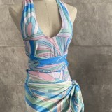 New one-piece and two-piece bikini European and American sexy swimwear