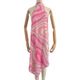 European and American mesh beach dress, beach swimsuit, bikini dress