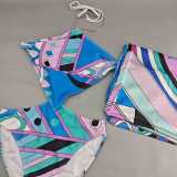 European and American sexy bikini swimwear thong swimsuit