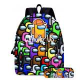 Among US Students Girls Boys School Backpack Bookbag With Pencil Case