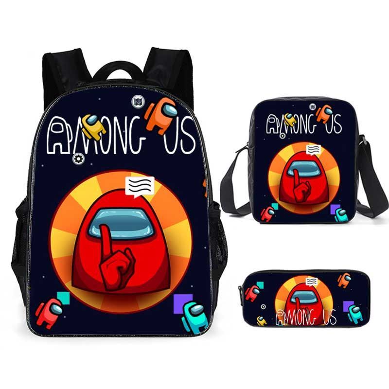 US 29.99 Among US 3D Backpack Set 3PCS Backpack Lunch Box and