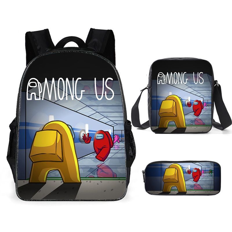 US 29.99 Among US 3D Backpack Set 3PCS Backpack Lunch Box and