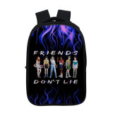 Stranger Things Fashion Casual 3-D Print School Book Bag Students Backpack
