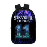 Stranger Things Trendy 3-D Print School Book Bag Casual Students Backpack