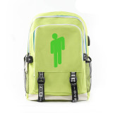 Billie Eilish Students Backpack School Book Bag Big Capacity Rucksack Travel Bag