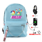 Billie Eilish Trendy Cross Shoulder Bag Book Bag