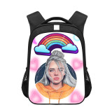 Billie Eilish Trendy Backpack Travel Bag Students School Bag