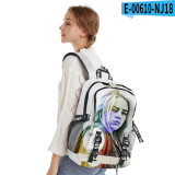 Billie Eilish Trendy Cross Shoulder Bag Youth Adults Day Bag Travel Bag