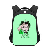 Billie Eilish Trendy Backpack Travel Bag Students School Bag