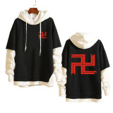 Anime Tokyo Revengers Fake Two Pieces Hoodie Street Style Youth Unisex Cool Tops