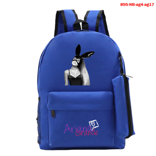 Ariana Grande Fashion Backpack 2 Pieces Set School Backpack and Pencil Bag