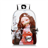 Demon Slayer Youth Girls Boys School Backpack Comfort Students Bookbag Travel Backpack