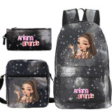 Ariana Grande Popular 3 Pieces Set School Backpack Lunch Bag and Pencil Bag