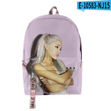Ariana Grande 3-D Print Backpack Students Backpack Youth Adults Day Bag