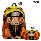 Anime Naruto Backpack 2 piece Backpack Set Students Backpack  With Pencil Bag Set