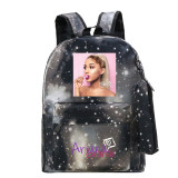 Ariana Grande Fashion Print Backpack 2 Pieces Set School Backpack and Pencil Bag