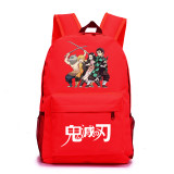 Demon Slayer Galaxy Color Backpack Unisex Youth School Backpack Bookbag Travel Bag Lightweight