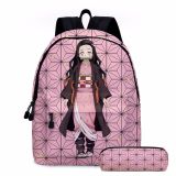 Demon Slayer Backpack Anime Merch Students School Backpack Bookbag Youth Unisex Travel Bag