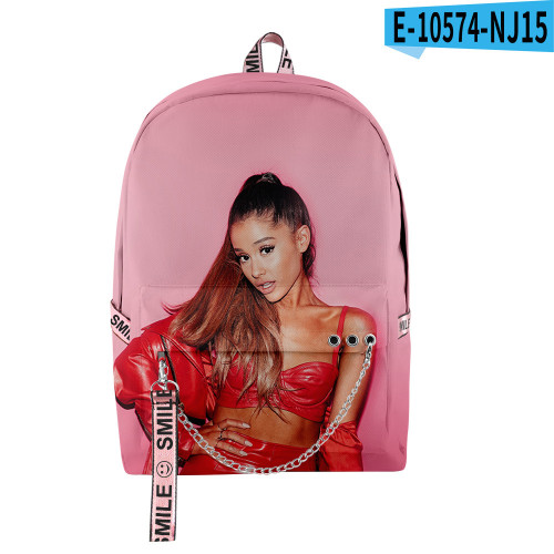 Ariana Grande 3-D Print Backpack Students Backpack Youth Adults Day Bag