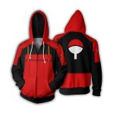 Anime Naruto 3-D Zipper Jacket Youth Adults Unisex Trendy Coat Fall Winter Zip Up Outfit