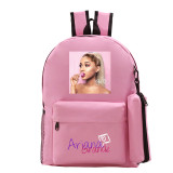Ariana Grande Fashion Print Backpack 2 Pieces Set School Backpack and Pencil Bag