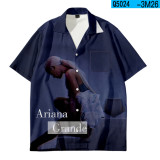 Ariana Grande Fashion Summer Casual Short Sleeve Unisex Shirt