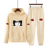 Anime Naruto Sweatsuits 2PCS Hoodie and Sweatpants Set Casual Fall Winter Outfit