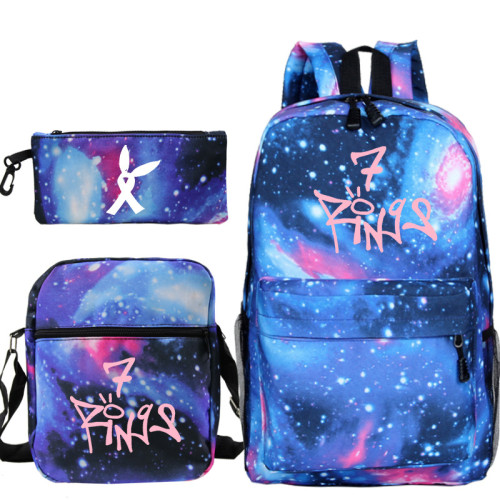 Ariana Grande Fashion 3 Pieces Set School Backpack Lunch Bag and Pencil Bag