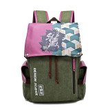 Demon Slayer Students School Big Capacity Backpack Bookbag Youth Unisex Travel Backpack
