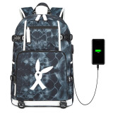 Ariana Grande Popular Students Backpack Big Capacity Rucksack Travel Bag With USB Charging Port