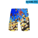 Anime Naruto Men Shorts Summer Beach Shorts Comfort Loose Home Wear