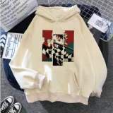 Demon Slayer Youth Unisex Oversize Hoodie Trendy Street Style Casual Tops Comfort Long Sleeve Pullover Sweatshirt