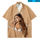 Ariana Grande Fashion Summer Casual Short Sleeve Unisex Shirt