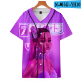 Ariana Grande Fashion Loose Unisex Baseball T-shirt