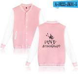 Ariana Grande Baseball Jacket Fashion Unisex Long Sleeve Coat