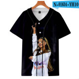 Ariana Grande Fashion Loose Unisex Baseball T-shirt