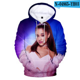 Ariana Grande 3-D Print Long Sleeves Unisex Hoodie