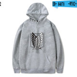 Anime Attack On Titan Wings Of Freedom Youth Hoodie Unisex Casual Pullover Sweatshirt Long Sleeve