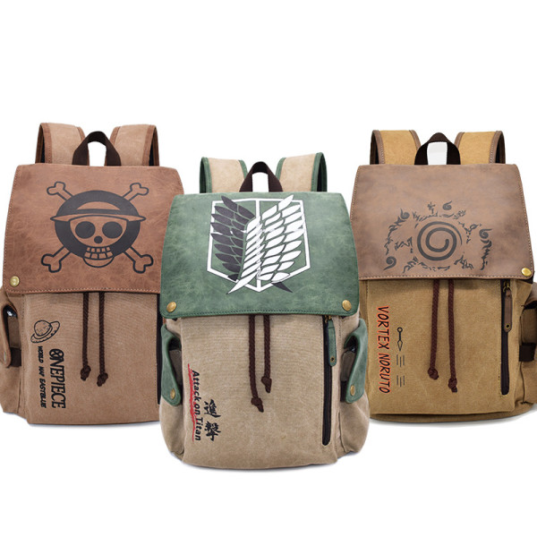 Anime Attack On Titan Backpack Youth Adults Fans Backpack School Students Backpack