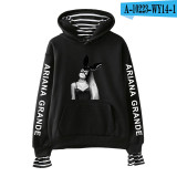 Ariana Grande Fashion Fake Two Pieces Hooded Sweatshirt  Hoodie