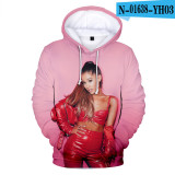 Ariana Grande 3-D Print Long Sleeves Unisex Hoodie