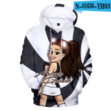 Ariana Grande 3-D Print Long Sleeves Unisex Hoodie