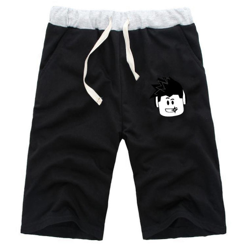 Roblox Youth Shorts Casual Cotton Shorts With Adjustable Drawstring
