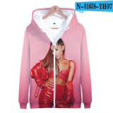 Ariana Grande Adults Youth Fashion Unisex Zipper Coat
